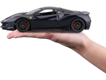 Bburago Ferrari 488 Pista 1:24 tmavě modrá