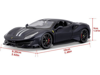 Bburago Ferrari 488 Pista 1:24 tmavě modrá