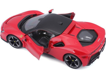Bburago Ferrari SF90 Stradale 1:24 červená