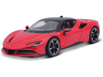 Bburago Ferrari SF90 Stradale 1:24 červená
