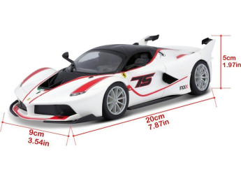 Bburago Ferrari FXX K 1:24 bílá
