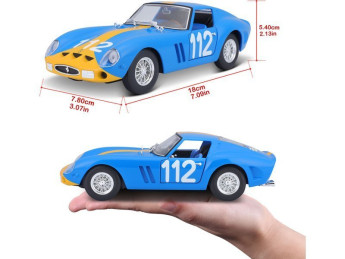 Bburago Ferrari 250 GTO 1:24 modrá