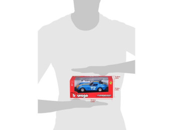 Bburago Ferrari 250 GTO 1:24 modrá