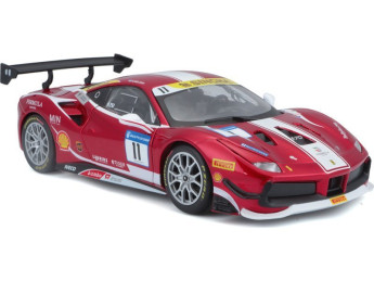 Bburago Ferrari 488 Challenge 2017 1:24 červená