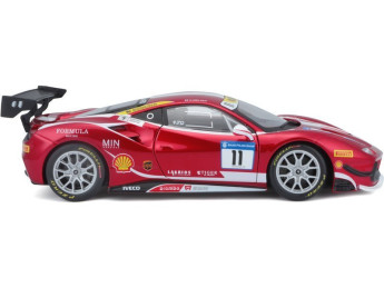 Bburago Ferrari 488 Challenge 2017 1:24 červená