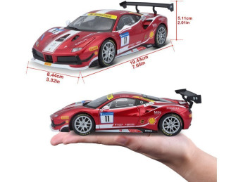 Bburago Ferrari 488 Challenge 2017 1:24 červená