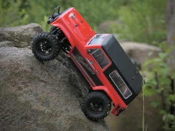 Mini Crawler Absima / Hobby Plus CR-18P Brushless 2024 Rushmore 1:18 RTR - červený
