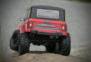 Mini Crawler Absima / Hobby Plus CR-18P Brushless 2024 Rushmore 1:18 RTR - červený