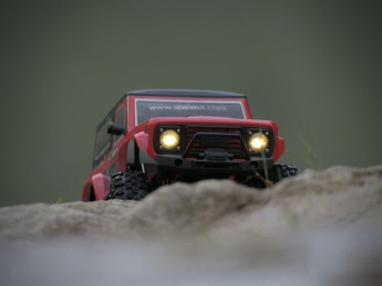 Mini Crawler Absima / Hobby Plus CR-18P Brushless 2024 Rushmore 1:18 RTR - červený