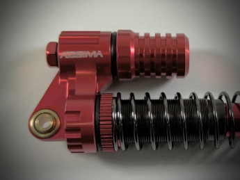 Hliníkové olejové tlumiče Absima Piggyback včetně pružin 1:10, délka 110mm, 2ks