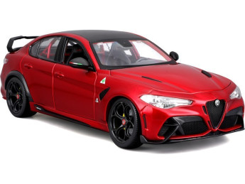 Bburago Alfa Romeo Giulia GTA 1:18 červená metalíza