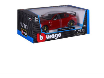 Bburago Alfa Romeo Giulia GTAm 1:18 červená metalíza
