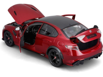 Bburago Alfa Romeo Giulia GTAm 1:18 červená metalíza