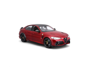 Bburago Alfa Romeo Giulia GTAm 1:18 červená metalíza