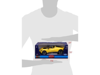 Bburago Bugatti Mistral 1:18 žlutá
