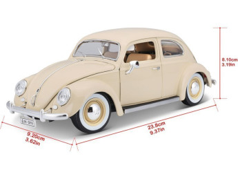 Bburago Volkswagen Kafer Beetle 1955 1:18 béžová