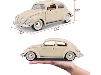 Bburago Volkswagen Kafer Beetle 1955 1:18 béžová