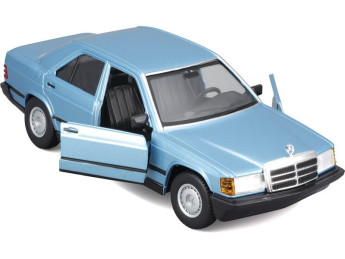 Bburago Mercedes-Benz 190E 1987 diamantová modrá