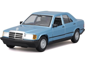 Bburago Mercedes-Benz 190E 1987 diamantová modrá