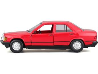 Bburago Mercedes-Benz 190E 1987 červená