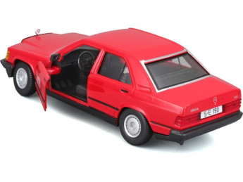 Bburago Mercedes-Benz 190E 1987 červená