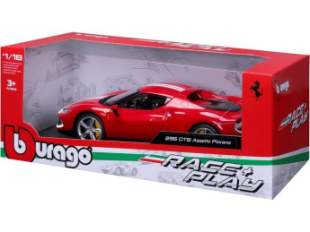 Bburago Ferrari 296 GTB Assetto Fiorano 1:18 červená
