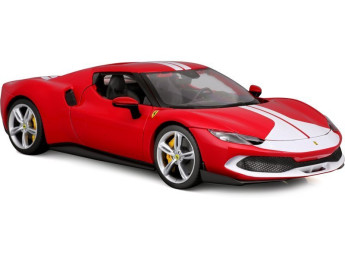 Bburago Ferrari 296 GTB Assetto Fiorano 1:18 červená