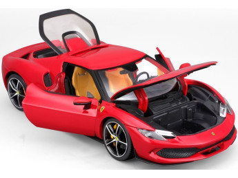 Bburago Ferrari 296 GTB 1:18 červená