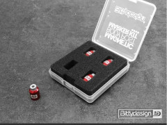 Označovací sada pro 1/10 karoserie - červená