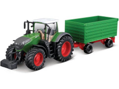 Bburago Fendt 1050 Vario se sklápěcí vlečkou