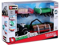Bburago Valtra N174 s doplňky (dárkové balení)