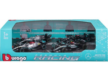 Bburago Mercedes-AMG F1 1:43 (dárkový set 4ks)