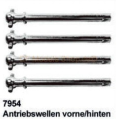 DF models Hnací hřídele přední/zadní 4 ks pro 3162