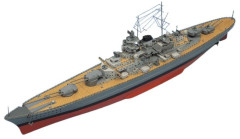 Aero-Naut stavebnice bitevní lodi Bismarck