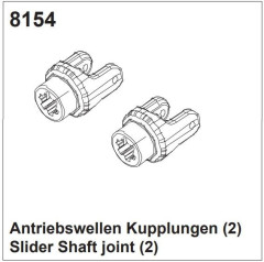 DF models Spojky hnací hřídele 2 ks pro 3144