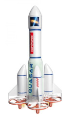 QUASAR raketový dron 2.4 GHz unikátní kvadrokoptéra LED, senzory