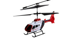 RC vrtulník EC135 CX licence Johanniter koaxiální, 3 kanály, RTF