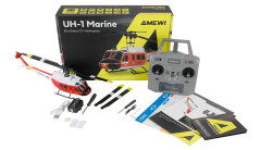 UH-1 Marine RC vrtulník 6ti kanálový s gyroskopem 6G/3D RTF Brushless