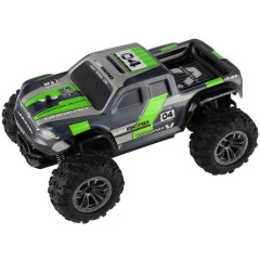 Auto RC pick up terénní plast 25cm 2,4GHZ na baterie šedo-zelený