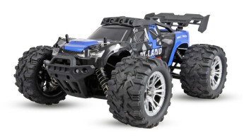 M-Land RC Truggy 48km/h 4WD 1:16 RTR modrý, LED, Waterproof