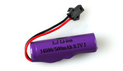 Li-Ion baterie 1S 3,7V 500 mAh, HBX