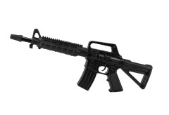 Kapslíková kovová puška černá s dlouhou hlavní série V525 (M16)