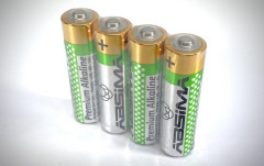 AA alkalické baterie Absima 1,5V, balení 4ks
