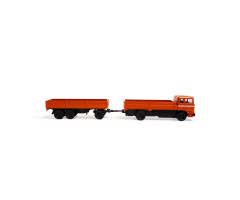 Carson RC nákladní vůz MB 1620 s přívěsem oranžový, 1:87, RTR, (500504159)
