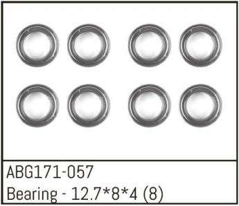 ABG171-057 - Ložiska 12,7x8x4, 8ks