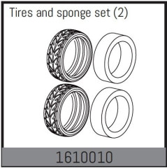 Tires and sponge set (2)