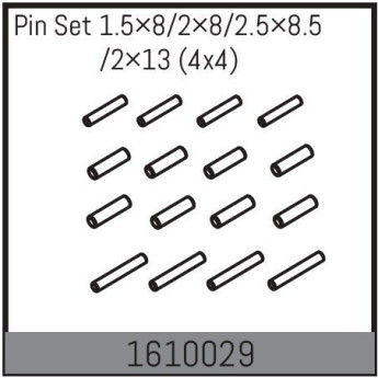 Pin Set 1.5×8/2×8/2.5×8.5/2×13 (4x4)