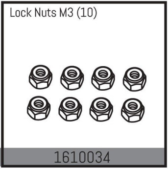 Lock Nuts M3 (10)