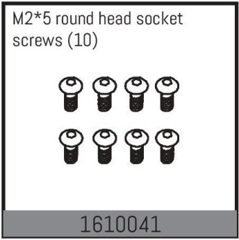 M2*5 round head socket screws (10)
