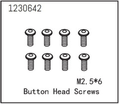 1230642 - Button Head Screws M2.5*6 (8)